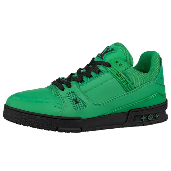 LOUIS VUITTON Trainers 'Green With Black'