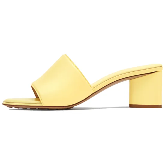 Bottega Veneta The Band Slip On Sandal Yellow Women's