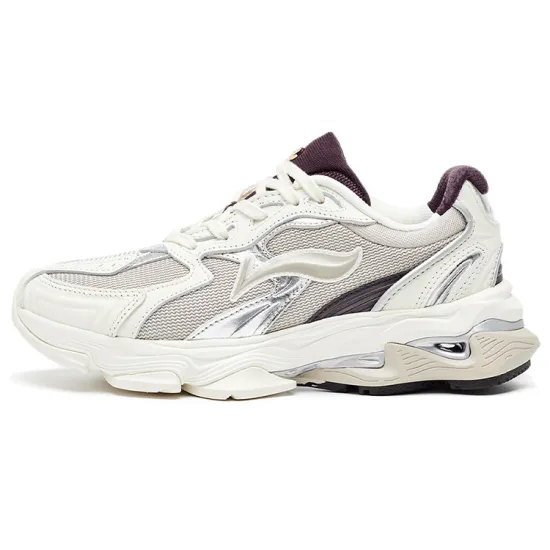 LI-NING 1990 Casual Shoes Women's Low-Top Beige
