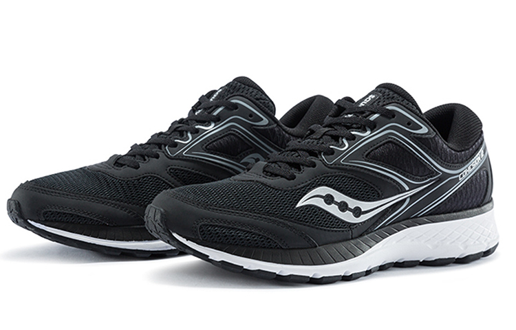 Saucony Cohesion 12 Lightweight And Breathable Low top Running Shoes Men’s Black Standard M