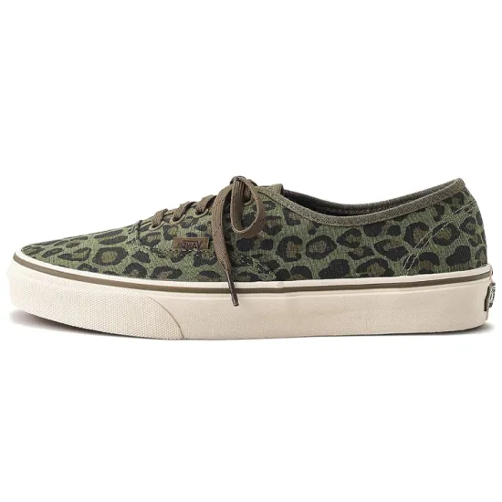 Vans Authentic Skateboarding Shoes Unisex Low-top Green/Black