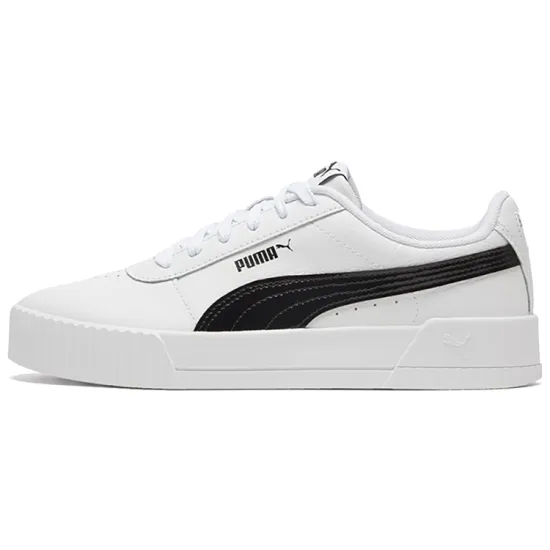 Puma Women's Carina Leather 'White Black'