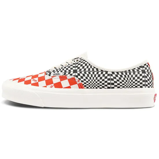 Vans Authentic Logo Check Flame Black