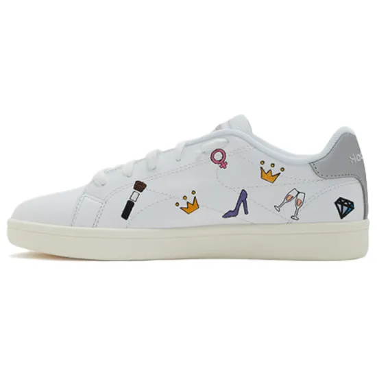 Reebok Royal Complete Skateboarding Shoes Women's Low-top White/Gray