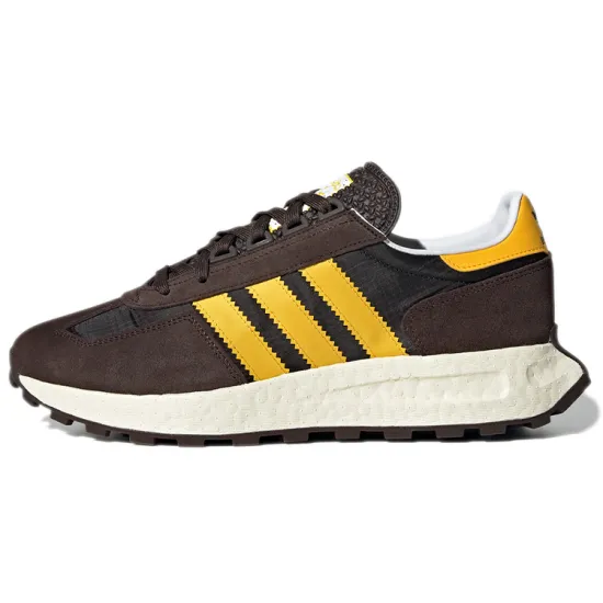 Adidas Originals Retropy E5 Running Shoes Unisex Low-top Dark Brown/black/yellow