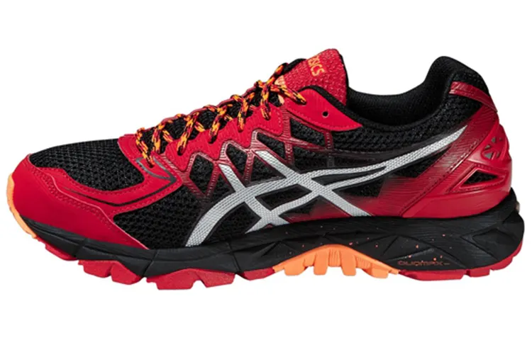 ASICS GEL FujiTrabuco 7 Trail Running Shoes Men's Red Black