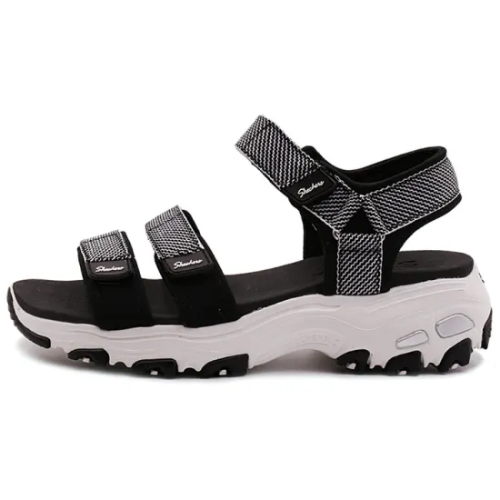 Skechers D Lites Sandals Black Women's