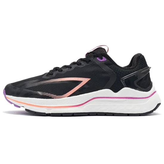 LINING Furious Rider 5.0 Running Shoes Men Low-Top Black Pink/Purple