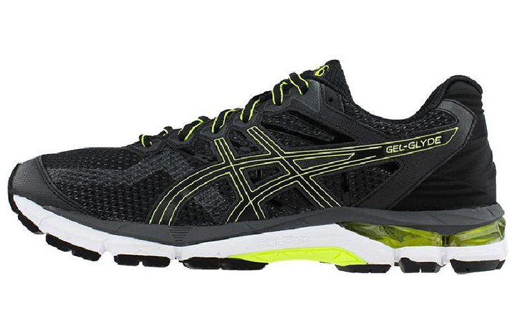 ASICS Gel Glyde Running Shoes Men's Low Top Black/Green