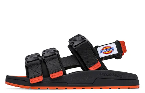Dickies Hook and Loop, Minimalist Style Casual Versatile Beach Sandals Men's Black