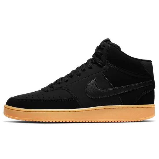 Nike Court Vision Series Skateboarding Shoes Men Mid-top Back/Brown