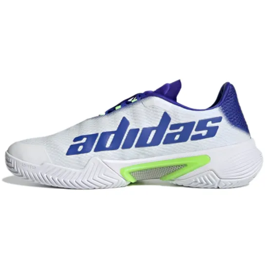 Adidas Barricade Tennis Shoes Men Low-top Sapphire Blue/fluorescent Green