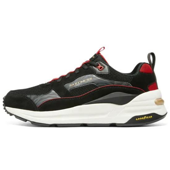 Skechers Sport Casual Shoes 'Black Grey Red'