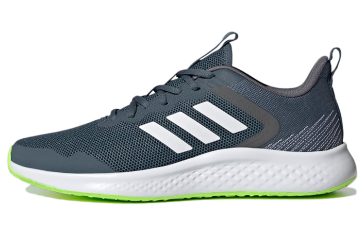 Adidas Fluidstreet Casual Breathable Low top Running Shoes Men's Blue White