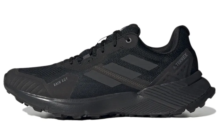 Adidas Terrex Soulstride Trail Abrasion Resistant Abrasion Resistant Low top Outdoor Shoes Men's Black