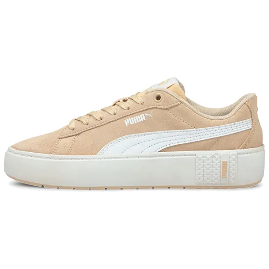 PUMA Smash Platform V2 Suede 'Khaki White' Women's