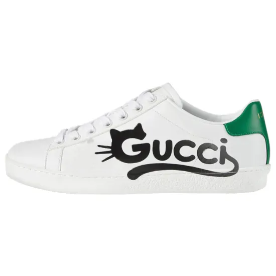 GUCCI Ace Kitten Logo Sneakers Women's