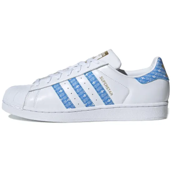 Adidas Originals Superstar 'Real Blue Logo Print'