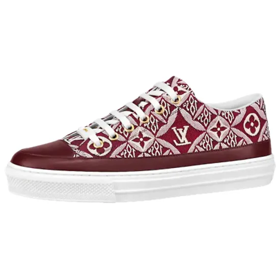 LOUIS VUITTON Stellar Sneakers 'White Red Monogram' Women's