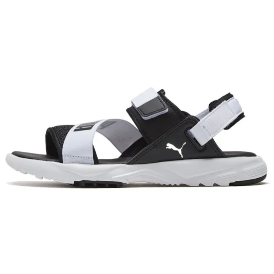 Puma Beach Sandals Unisex Black/White
