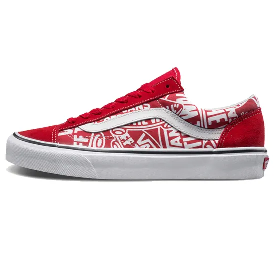 Vans Style 36 Skateboarding Shoes Unisex Low-top Red