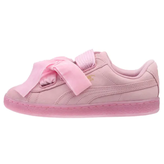 PUMA Suede Skateboarding Shoes Unisex Low-top Powder