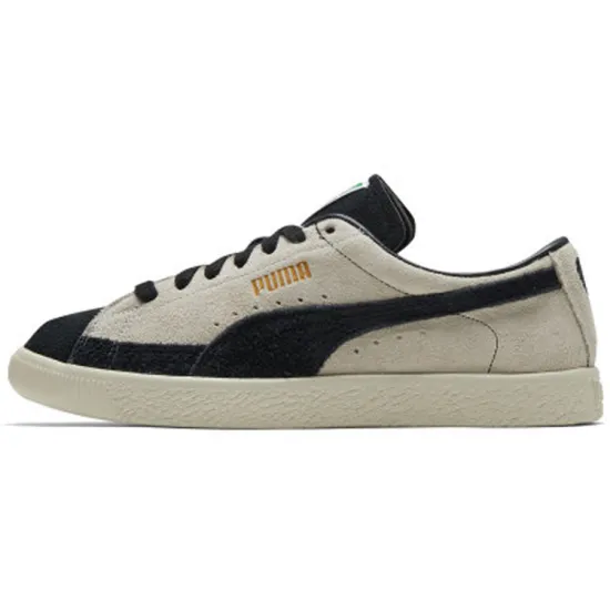 PUMA Suede 01 Vtg Beige Black