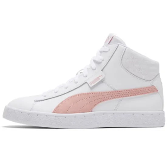 PUMA 1948 Skateboarding Shoes Unisex Mid-top Pink/white
