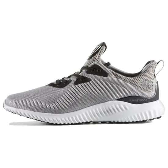 adidas AlphaBounce Running Shoes Men Low-top Grey/white