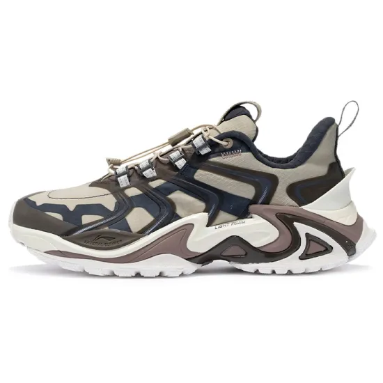 LiNing X-Claw Casual Shoes Men Low-Top Ochre Grey