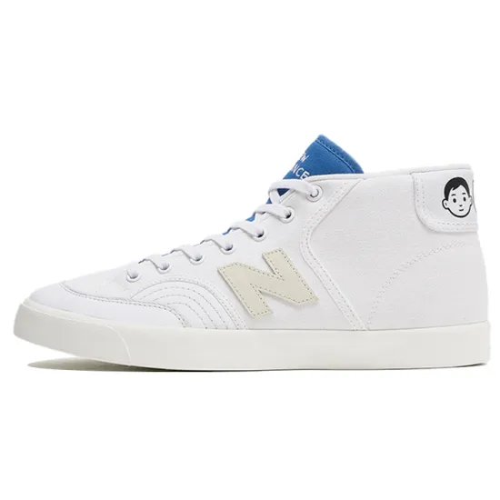 New Balance NB 213 Skateboarding Shoes Unisex Mid-top White/Royal Blue
