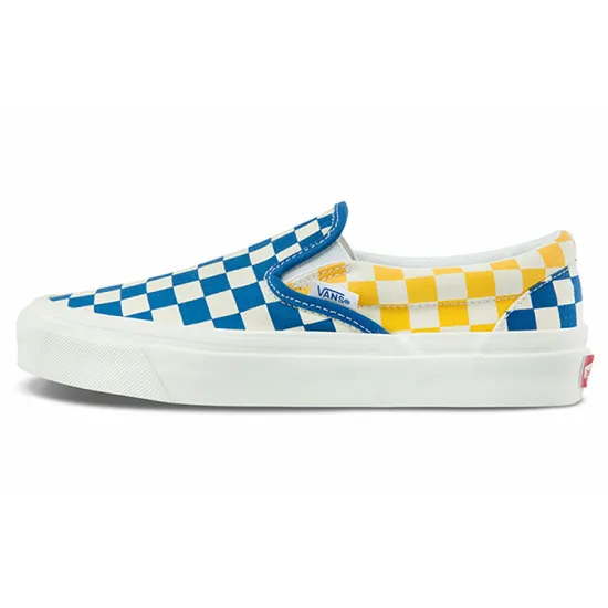 Vans Style 98 Skateboarding Shoes Unisex Low-top Blue/yellow
