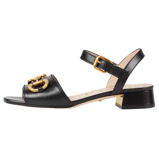 GUCCI Horsebit Leather Sandals Women's
