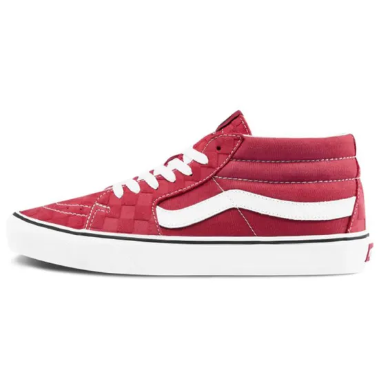 Vans SK8 Skateboarding Shoes Unisex Mid-top Red