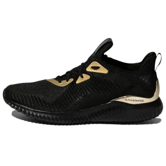 Adidas Alphabounce 1 Black Gold Metallic