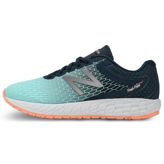 New Balance NB Fresh Foam Running Shoes Women's Low-top Blue/white/green/orange