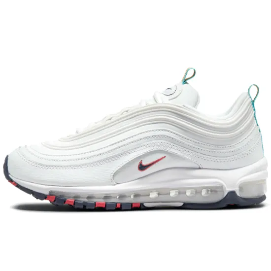 Nike Air Max 97 White Multi Color Pull Tabs Women's