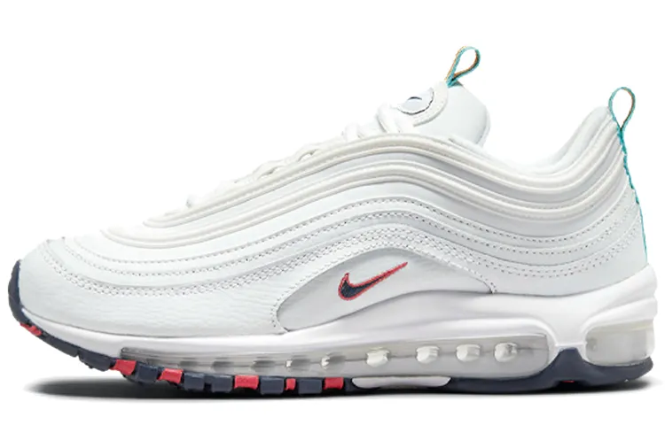 Nike Air Max 97 White Multi Color Pull Tabs Women's