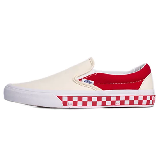 Vans Slip-On Classic 'Checker - Racing Red'