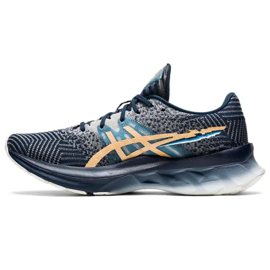 Asics Women's Novablast 'Pixel Noise - French Blue Champagne'