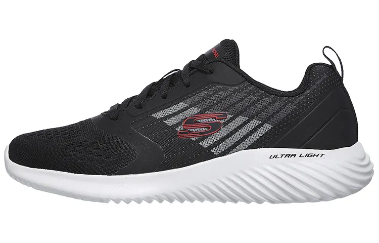 Skechers Bounder Casual Low top Running Shoes Men's Black