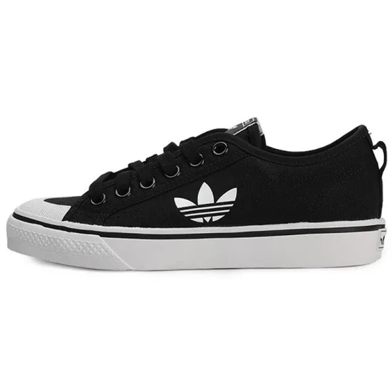 Adidas Nizza Trefoil Core Black Crystal White Women's