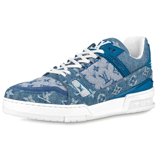 LOUIS VUITTON Trainer Sneaker Denim Monogram