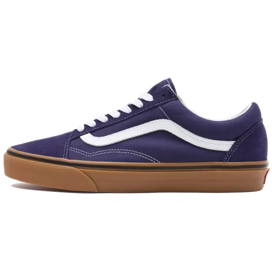 Vans Old Skool Skateboarding Shoes Unisex Low-top Purple/coffee