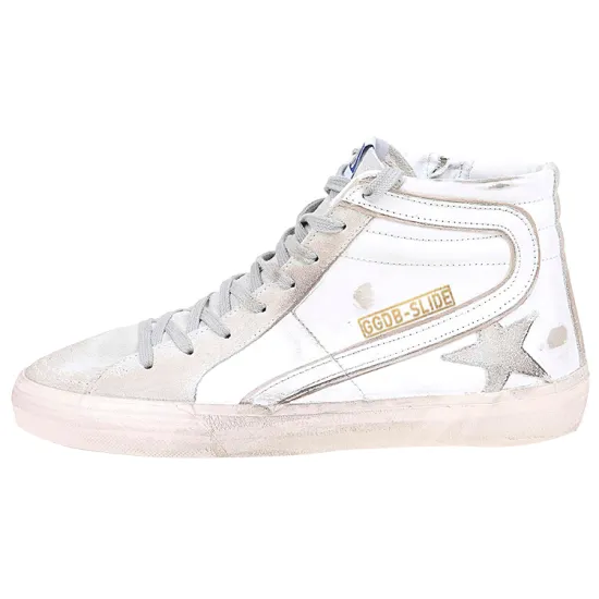Golden Goose Slide White White