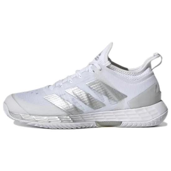 Adidas Adizero Ubersonic 4 White Silver Metallic Women's
