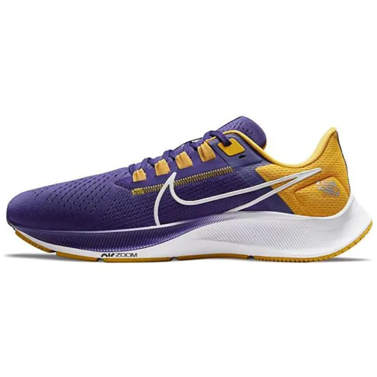 Nike Pegasus 38 Running Shoes Men Low-top Purple/yellow/white