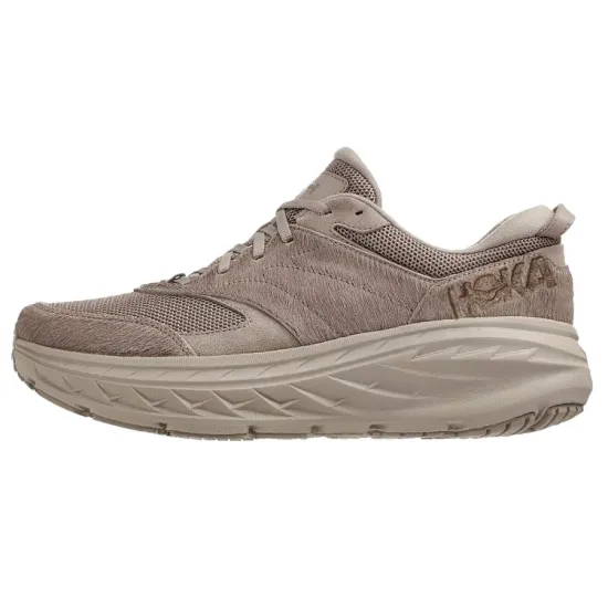 HOKA ONE ONE Bondi L Engineered Garments Taupe Cow Hair