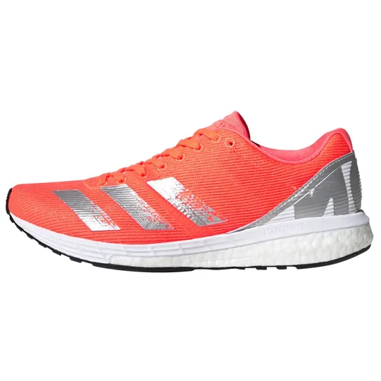 Adidas Adizero Running Shoes Women's Low-top Orange/White/Silver