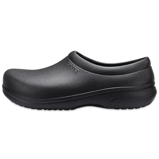 Crocs On The Clock Work Slip On 'Black'